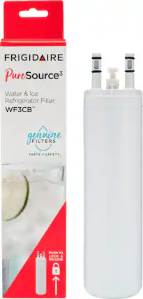 Front. Frigidaire - PureSource3 Replacement Water Filter for Select Electrolux & Frigidaire Refrigerators - White.