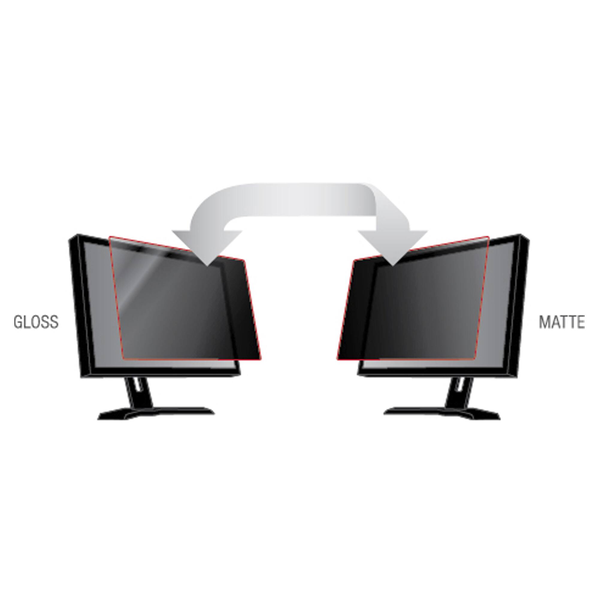 Alt View 15. 3M - Privacy Filter for Widescreen Desktop LCD Monitor 20.0" - Black.