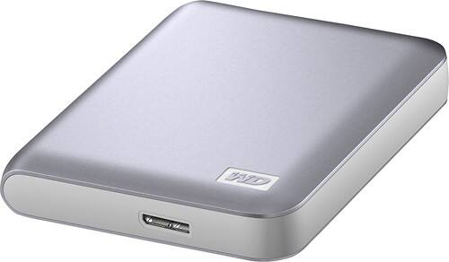 Angle Standard. Western Digital - My Passport Essential SE 750GB External USB 3.0/2.0 Portable Hard Drive - Silver.