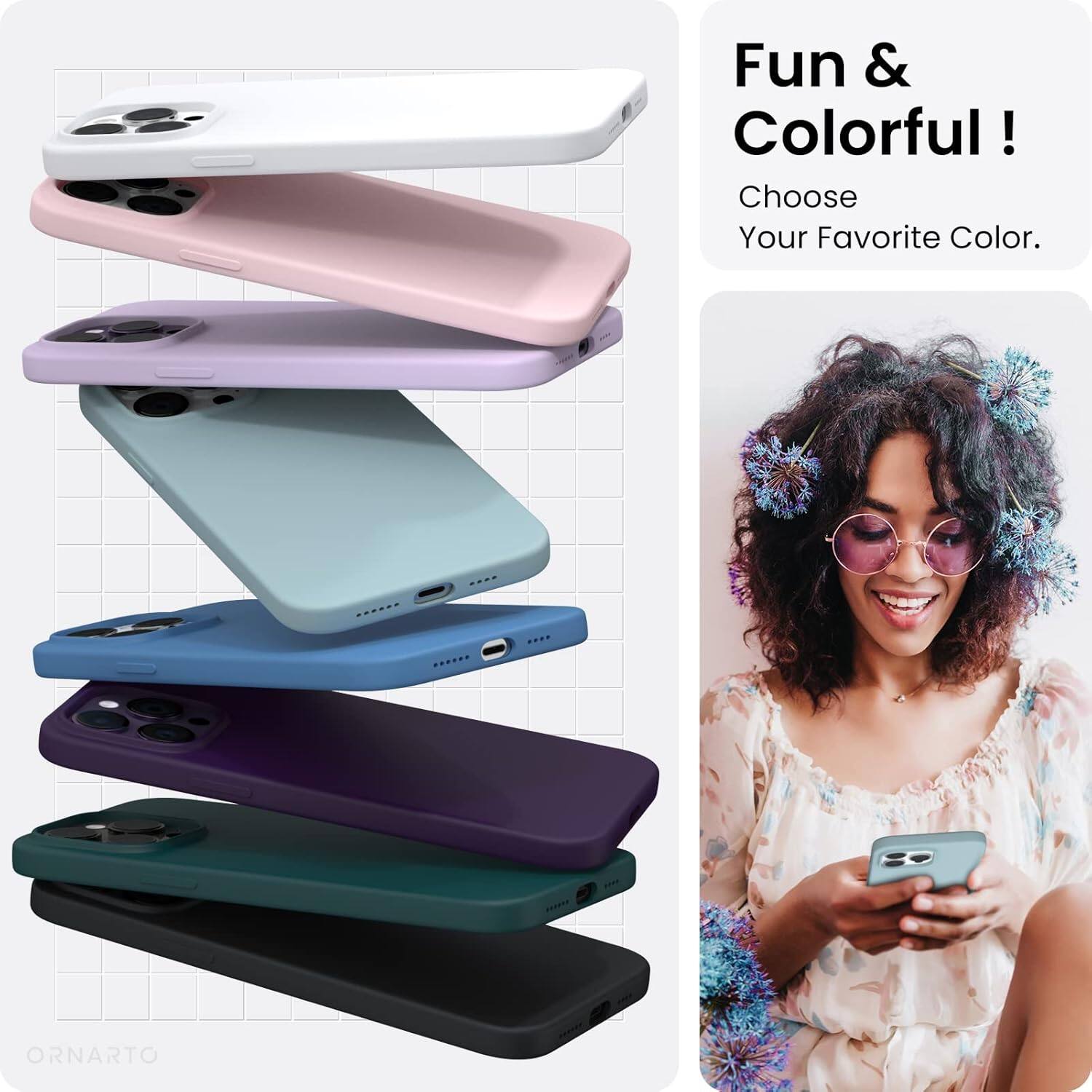 Fun & Colorful! Choose Your Favorite Color. ORNARTO