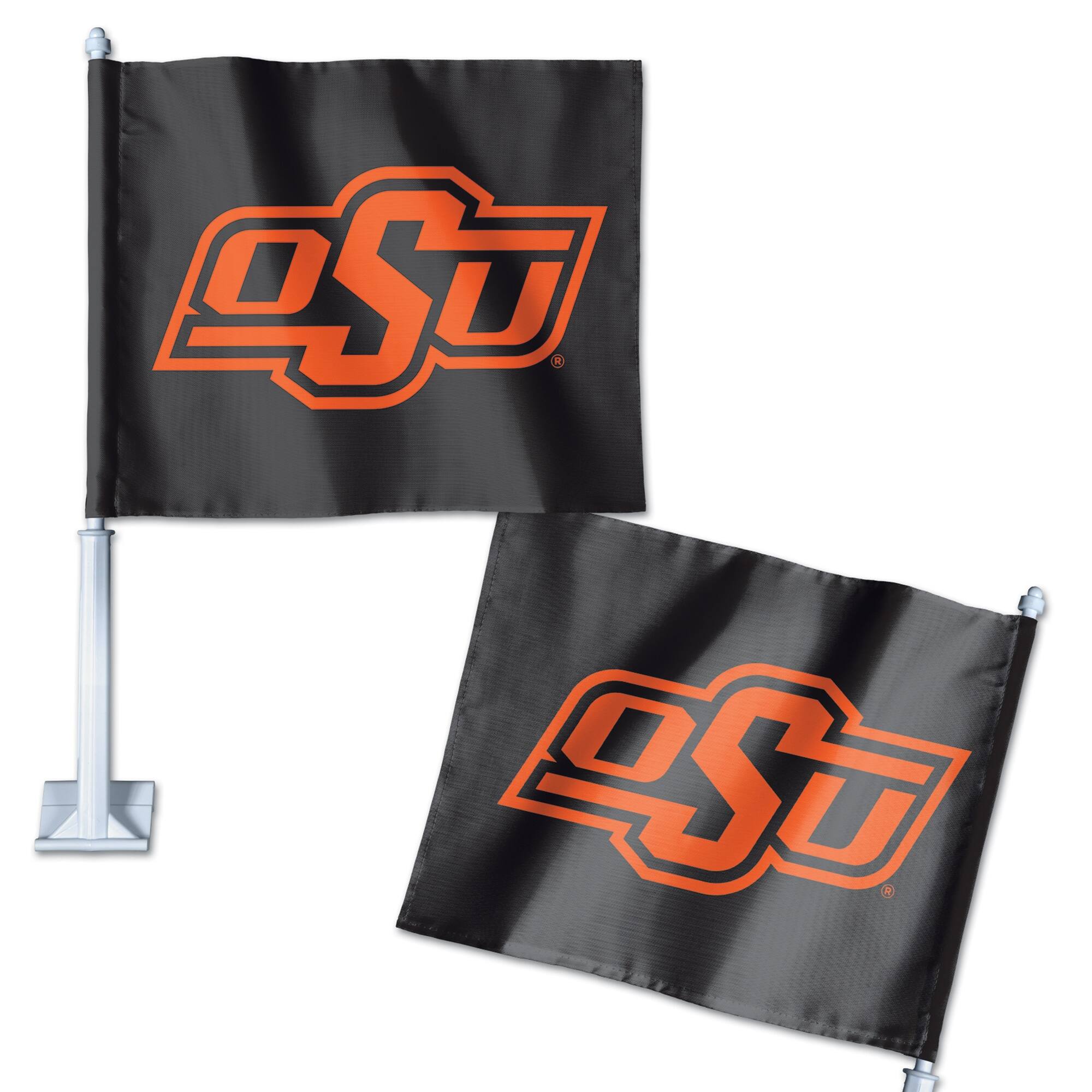 Alt View 2. WinCraft - Oklahoma State Cowboys Double-Sided Car Flag - Multicolor.