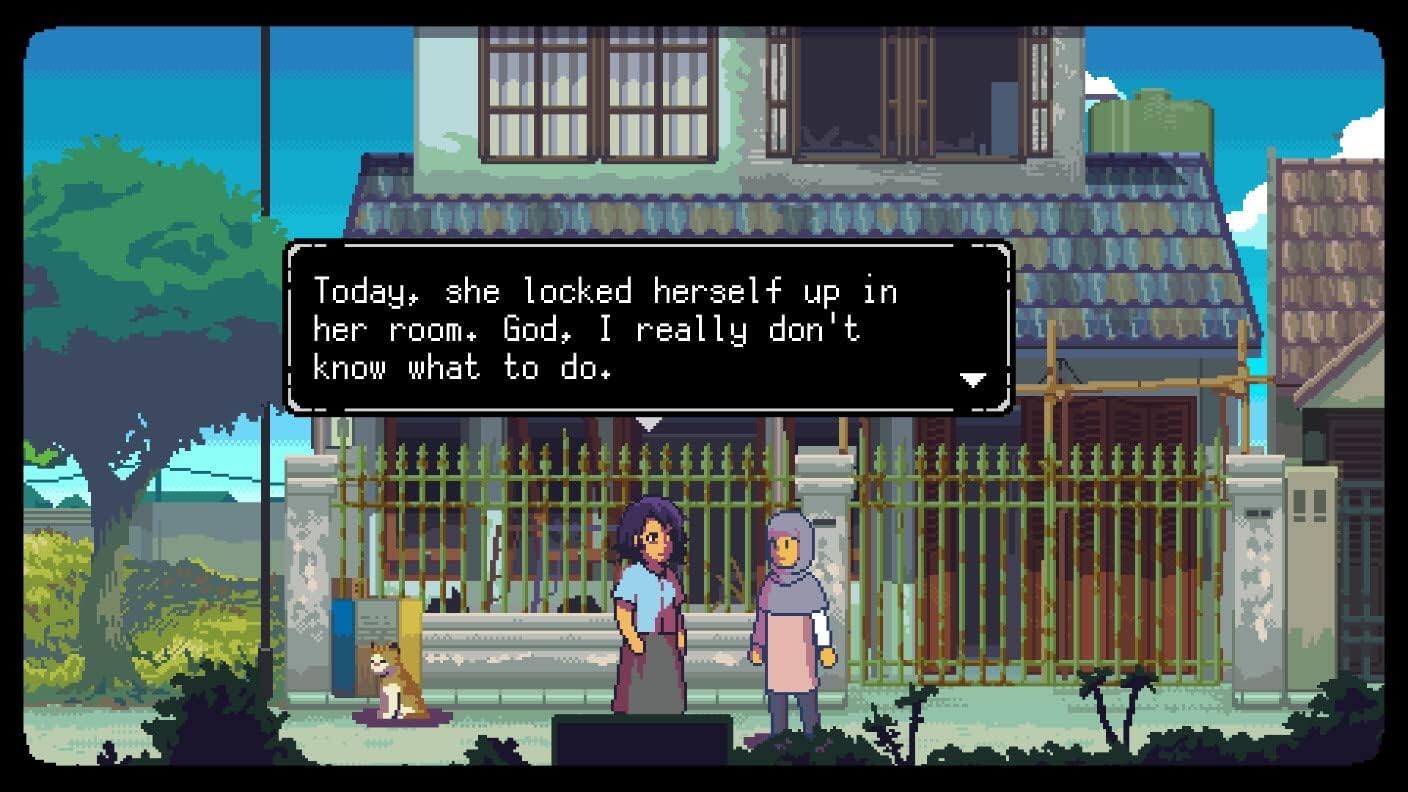 Today, she locked herself up in her room. God, I really don't know what to do.