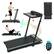 Front. Ksports - Ksports 3 in 1 Pro Electric Treadmill Cardio Strength Training Workout Set, Navy - Navy.