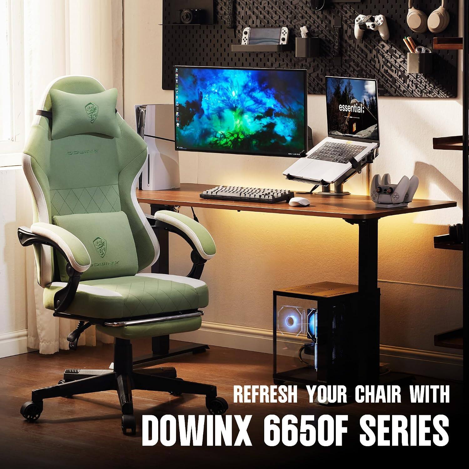 essential:
SOUNX
DOINX
OK
REFRESH YOUR CHAIR WITH DOWINX 6650F SERIES