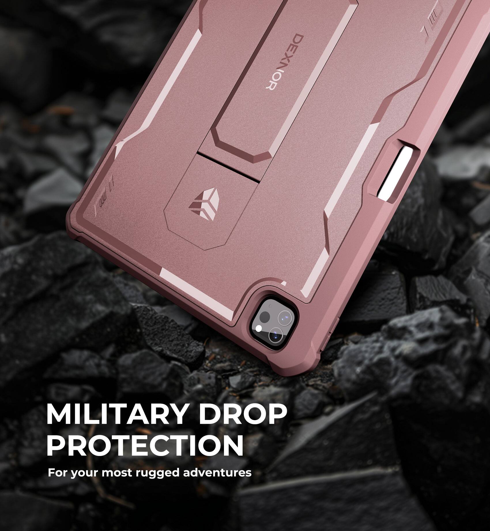 DEXNOR 11 00 MILITARY DROP PROTECTION  
For your most rugged adventures