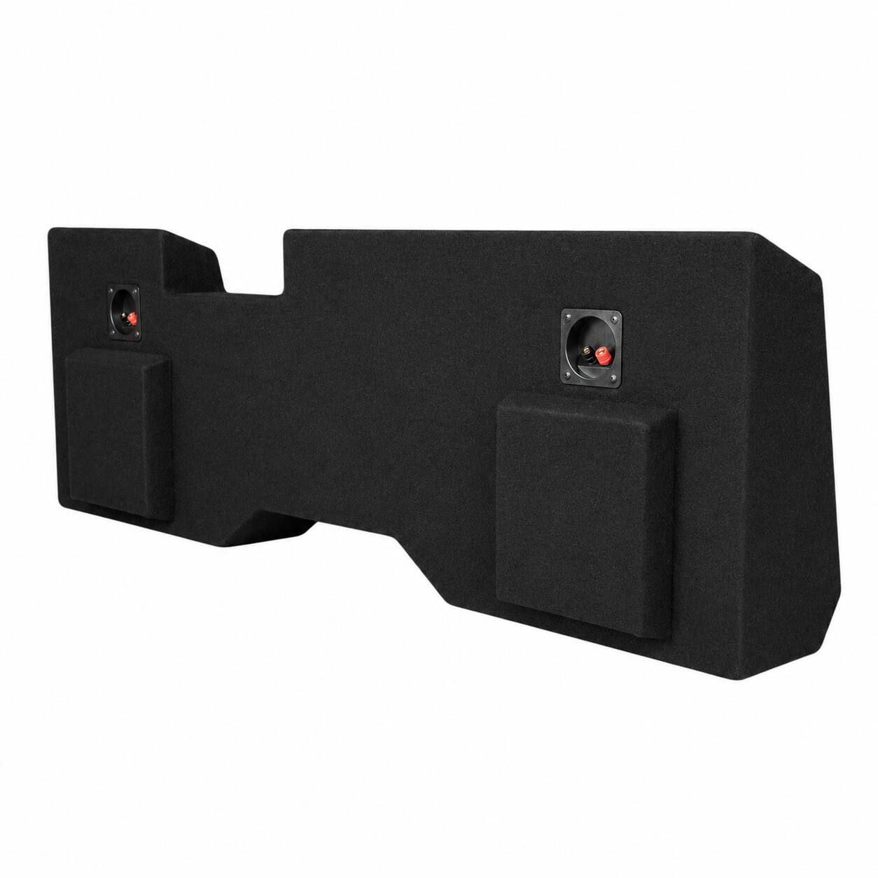 Alt View 3. SoundBox - SoundBox LCE-GC029P/12D, Chevy Silverado / GMC Sierra Crew Cab Dual 12 Vented Subwoofer Enclosure, 2014-2018.