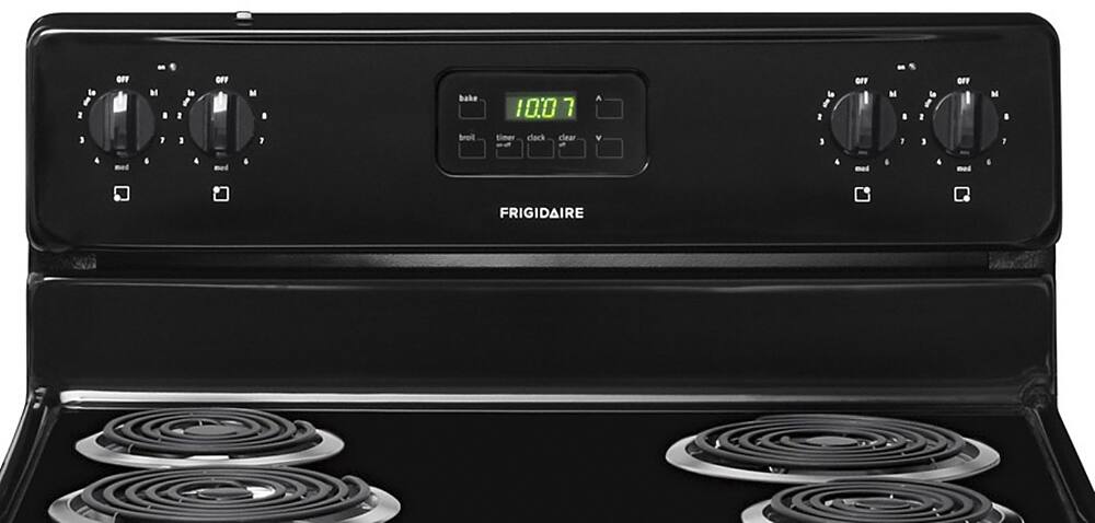 Alt View 1. Frigidaire - 4.8 Cu. Ft. Freestanding Electric Range - Black.