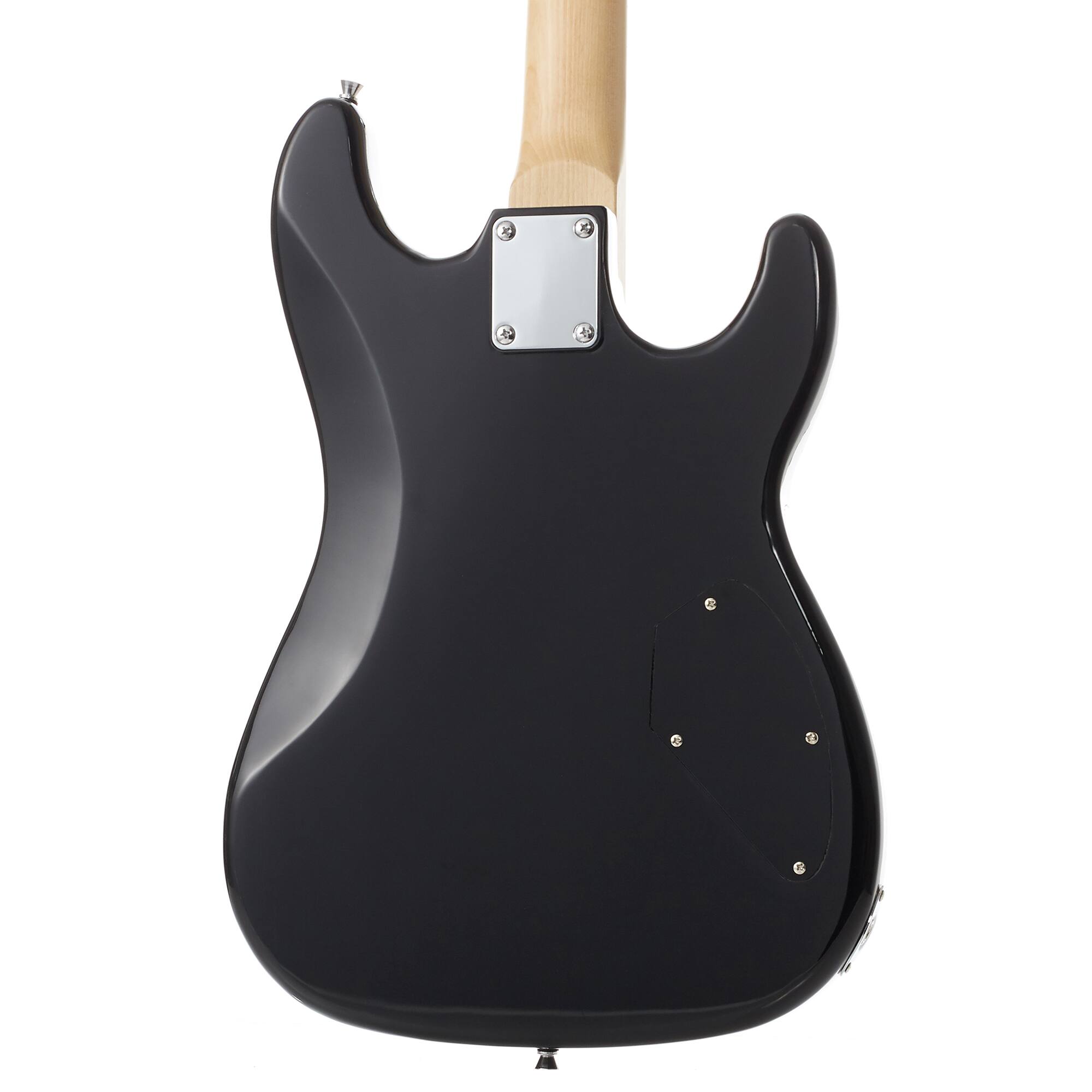Alt View 2. Davison Guitars - Left Handed 39" Full Size Electric Guitar - Beginner Kit - Black.