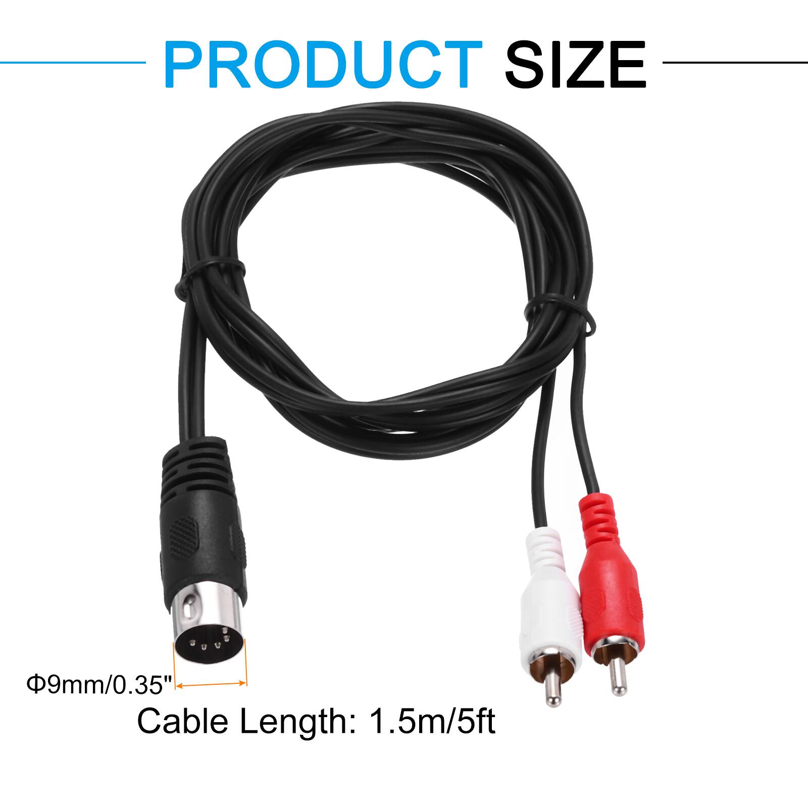 PRODUCT SIZE  
Φ9mm/0.35"  
Cable Length: 1.5m/5ft