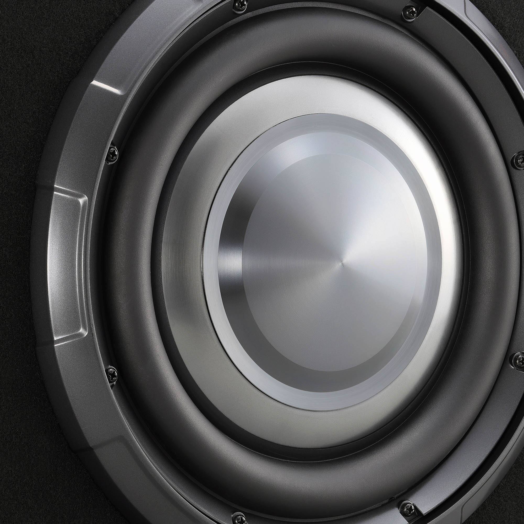 Alt View 5. Alpine - Alpine PWV-SB10 10" BassRev™ Powered Subwoofer Enclosure - Black/Gray.