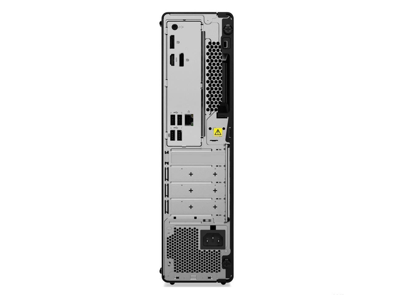 Alt View 3. Lenovo - Lenovo ThinkCentre M75s Gen 5 - Ryzen 7 Pro 8700G - 16GB - 512GB SSD - Radeon 780M - Win 11 Pro - Wi-Fi 6 - BT 5.3 - Black.