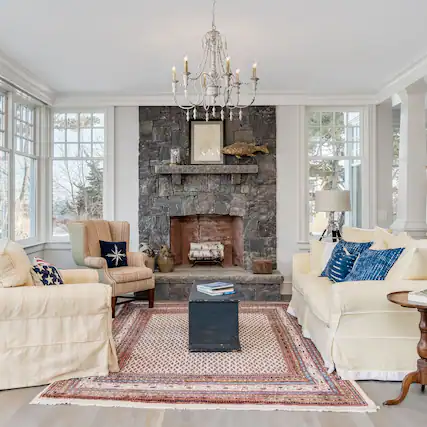 Front. Parrot Uncle - 29.5 in. 6-Light Gray Wood Beads Empire Chandelier - Gray.