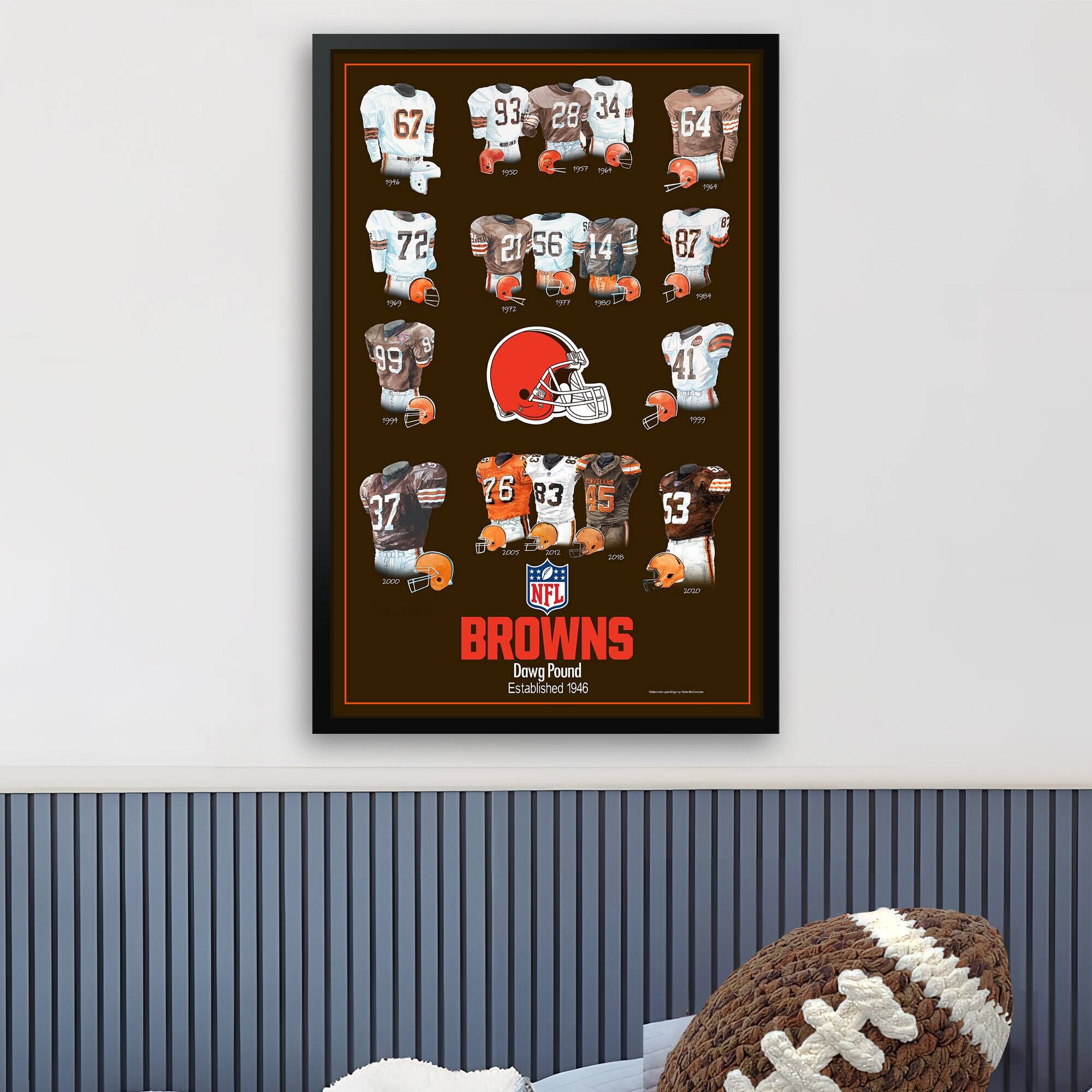 67 93 28 34 64  
6 14 87  
72 21 56  
99 3 45 33  
26 83 37 53  
NFL BROWNS  
Dawg Pound  
Established 1946