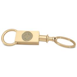 Jardine - Capital University Comets Two-Section Key Ring - Gold