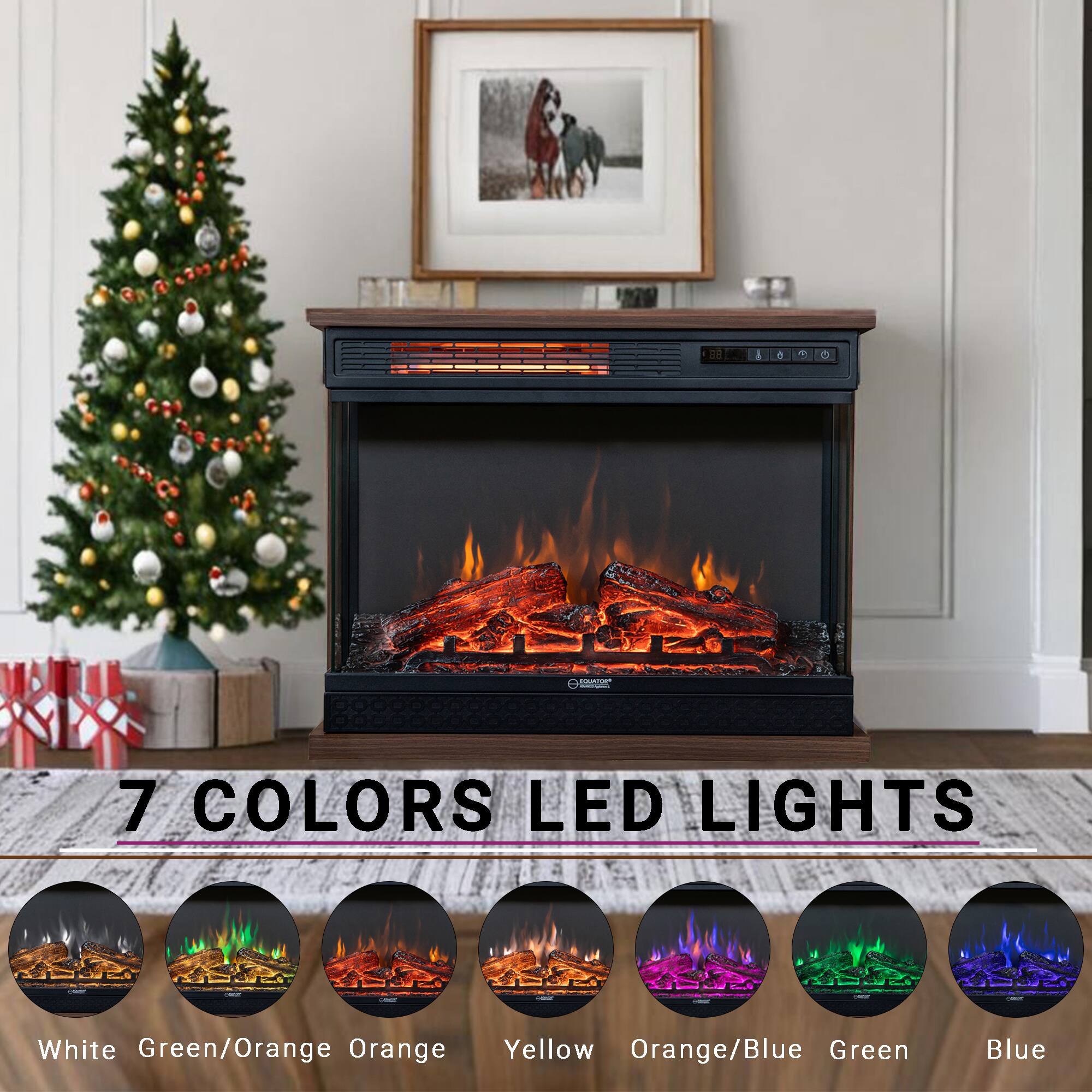 7 COLORS LED LIGHTS

- White
- Green/Orange
- Orange
- Yellow
- Orange/Blue
- Green
- Blue