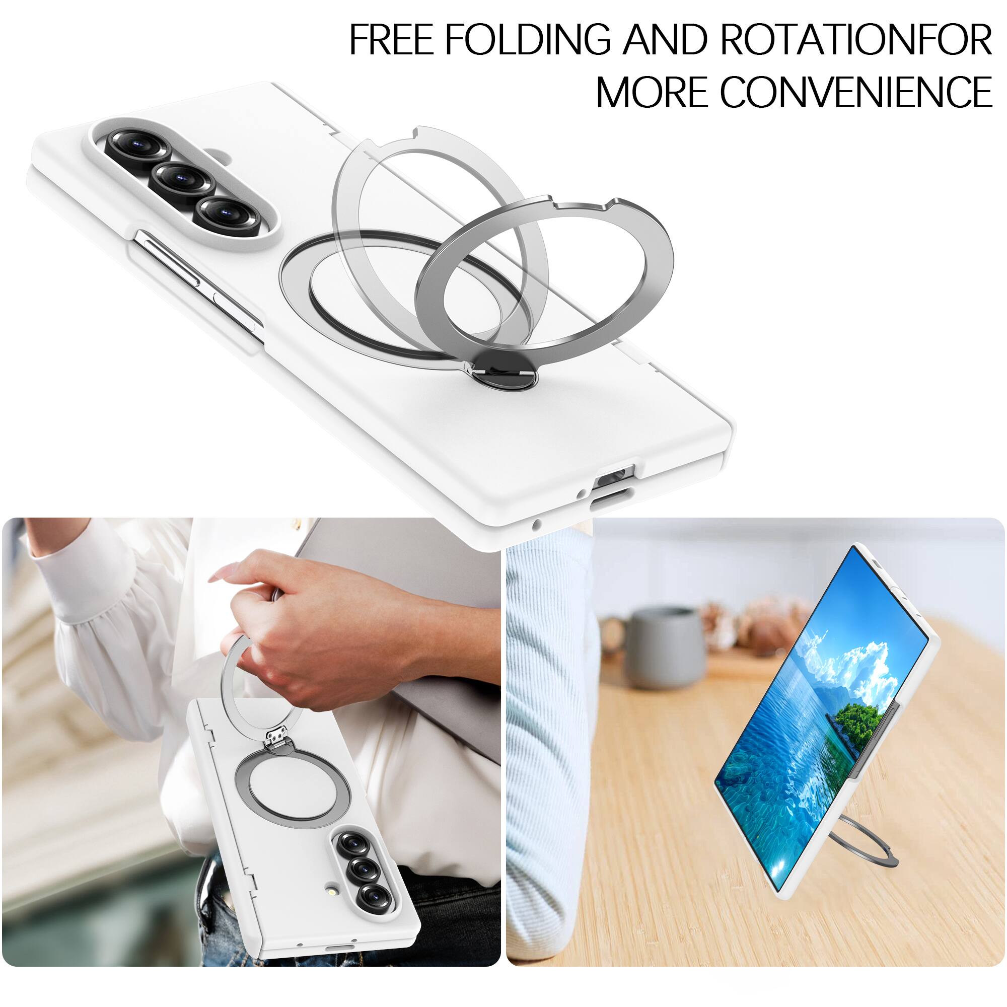 FREE FOLDING AND ROTATION FOR MORE CONVENIENCE