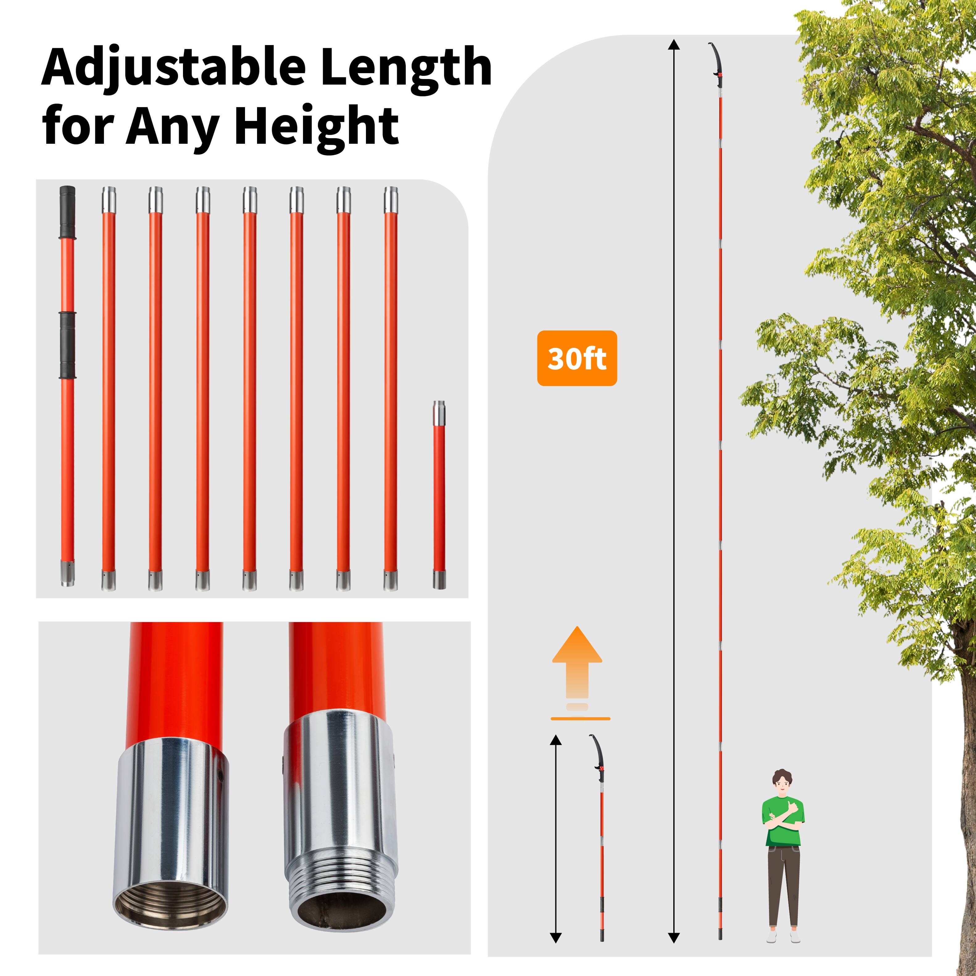 Adjustable Length for Any Height

30ft