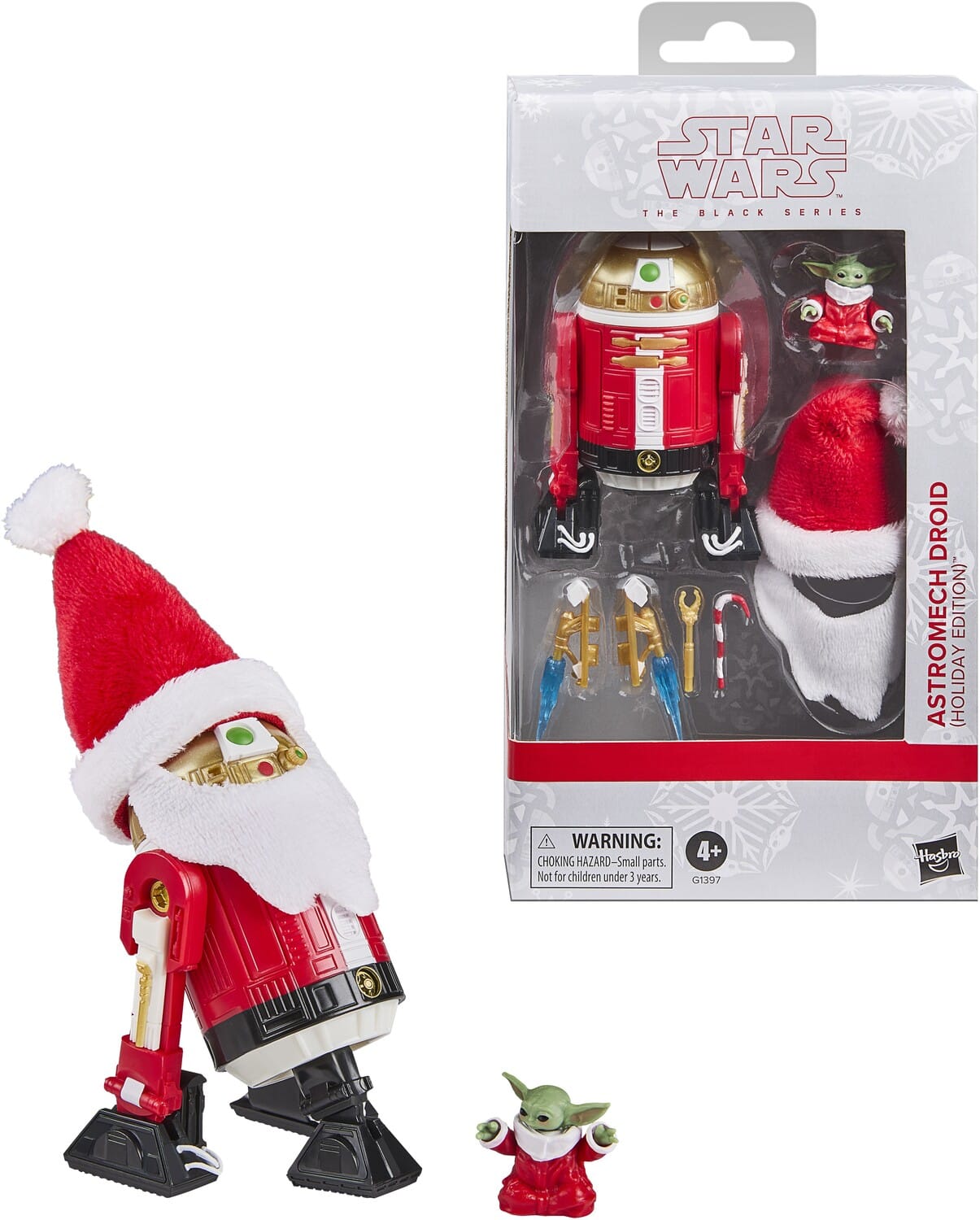 Hasbro - Star Wars - Black Series - Astromech Droid (Holiday Edition) Action Figure 2-Pack - COLLECTIBLES - Multicolor