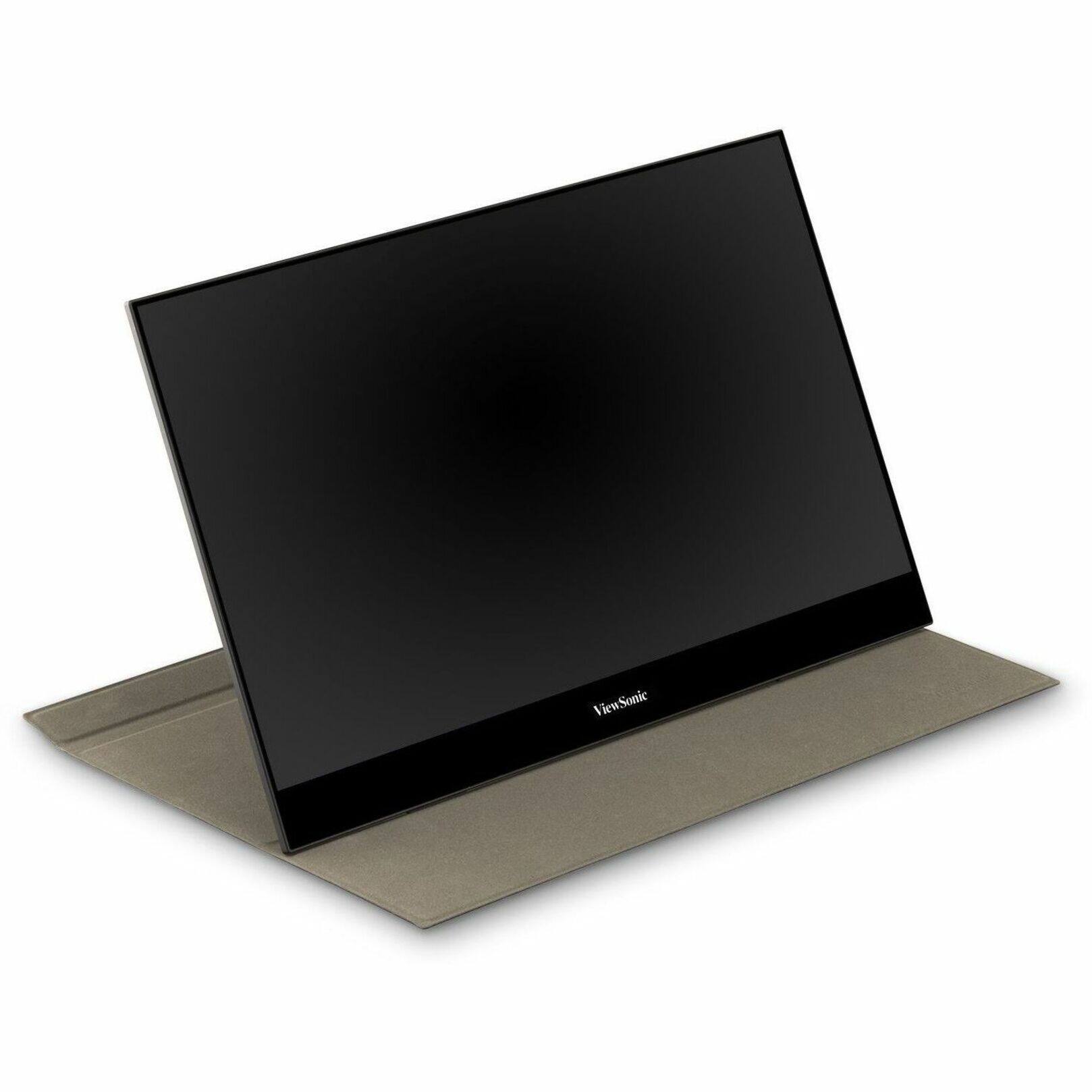 Alt View 22. ViewSonic - VX1655-4K-OLED 15.6" OLED UHD Portable Monitor (USB-C, Mini HDMI) - Black.