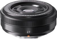 Front Zoom. Fujifilm - XF 27mm f/2.8 Compact Prime Lens for Fujiflm XM-1, X-Pro1 and X-E1 Digital Cameras - Black.