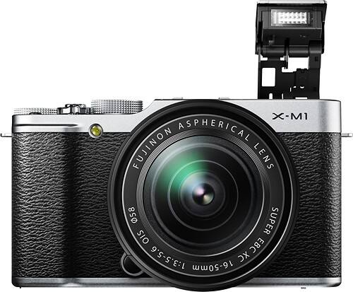 Best Buy: Fujifilm X-M1 Mirrorless Camera with 16-50mm Lens Silver