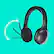 Alt View 13. Logitech - H800 RF Wireless On-Ear Headset - Black.