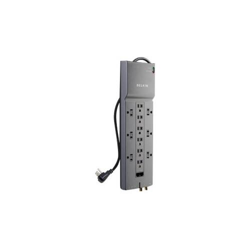 Alt View 11. Belkin - Office Series Surge Protector Strip - Gray.