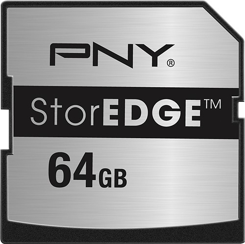  PNY - 64GB SDXC Memory Storage for Apple® MacBook® Laptops