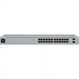 Ubiquiti - 24-Port Managed Gigabit Managed Switch USW-24 - Gray