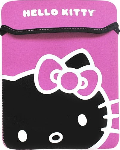 Front Standard. Hello Kitty - Kitty Sleeve for Apple® iPad® - Pink.