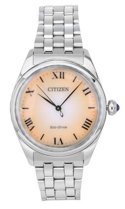 Citizen - L Stainless Steel Dial Eco-Drive EM1140-80X Women's Watch - Copper