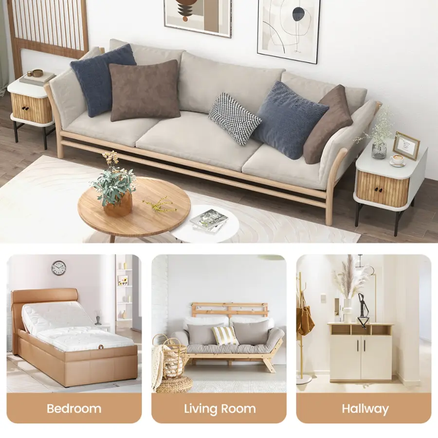 Bedroom, Living Room, Hallway