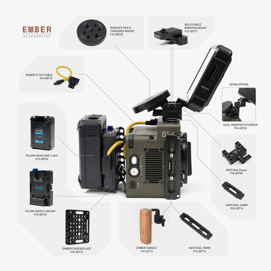 Camera Mounitng Rails Freefly NATO Rail Clamp for Ember Camera - Best Buy