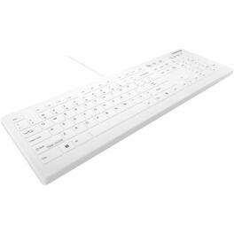 CHERRY - AK-C8112 Medical Keyboard - Permanent Cable, US Layout, (CF/WIN LEFT) - White
