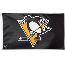 WinCraft - Pittsburgh Penguins 3' x 5' Deluxe Flag - Multicolor