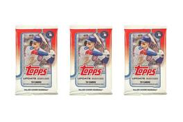 Topps - 2025 Update Series Baseball Hobby Trading Card Hobby Booster Pack Lot - 3 Packs