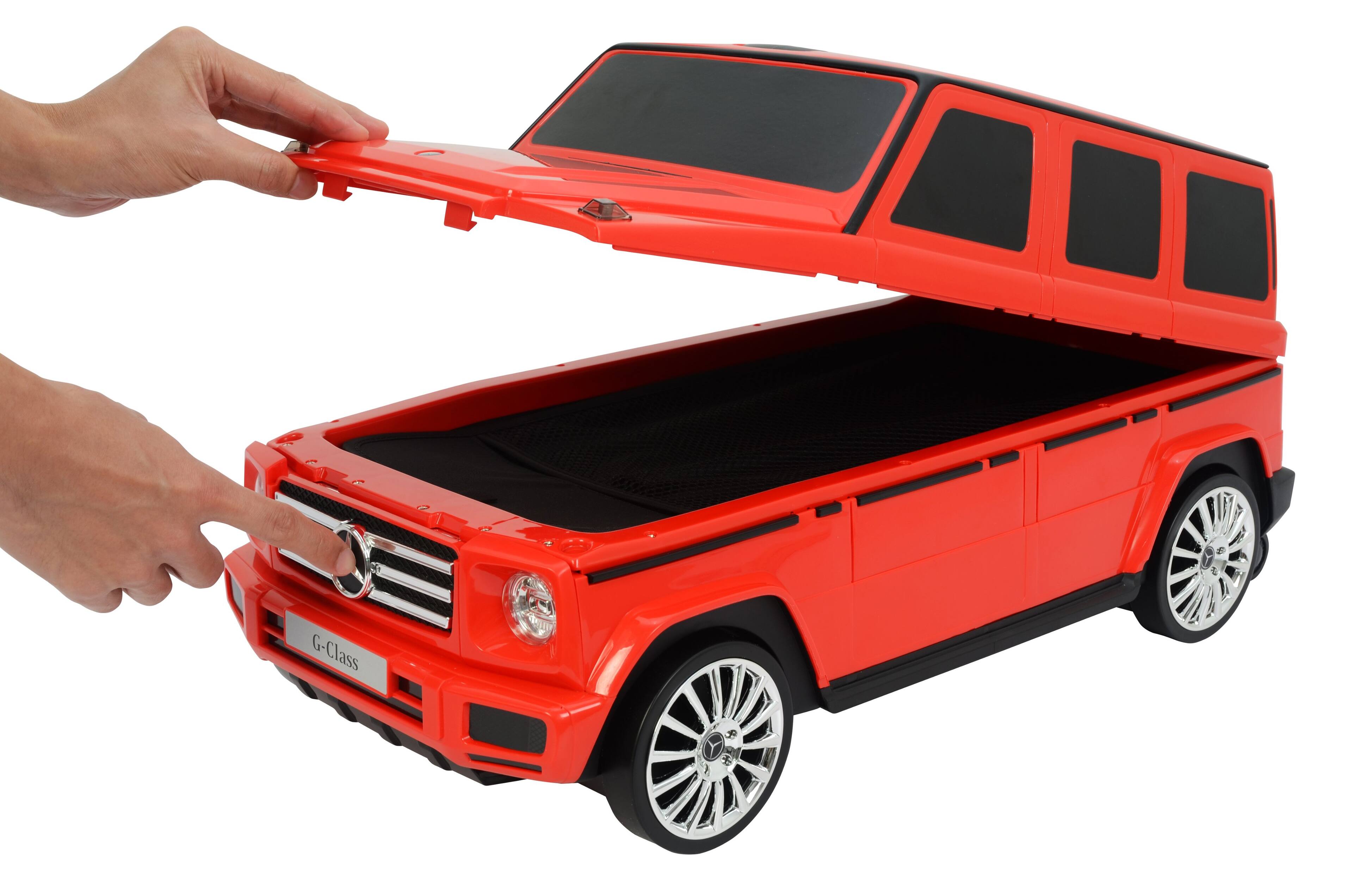 Alt View 9. Best Ride On Cars - G Class Suitcase - Suitcase and Ride-On - Red.