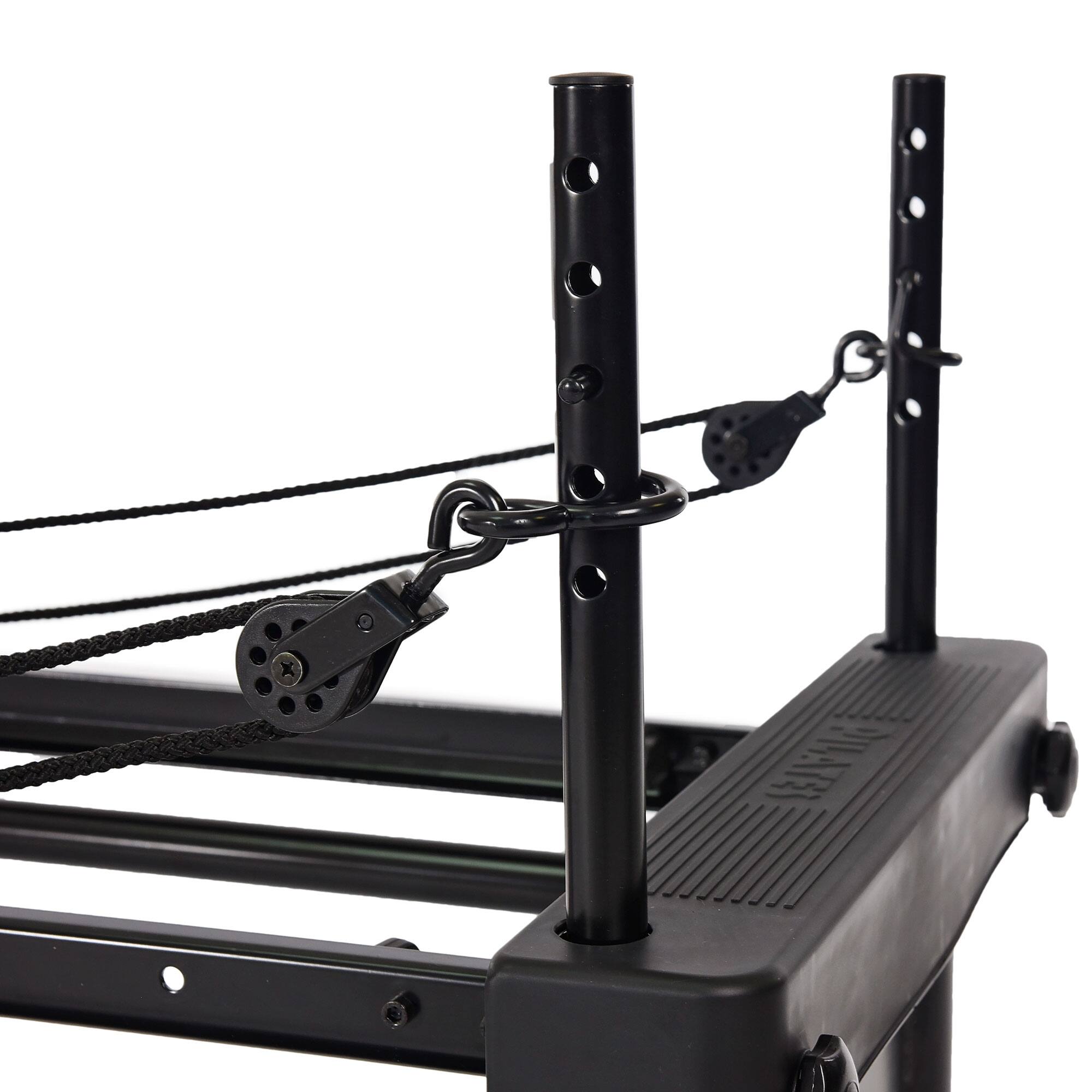 Alt View 8. Stamina Products - Stamina AeroPilates Reformer Whole Body Resistance Pilates Workout Board Machine - Gray.