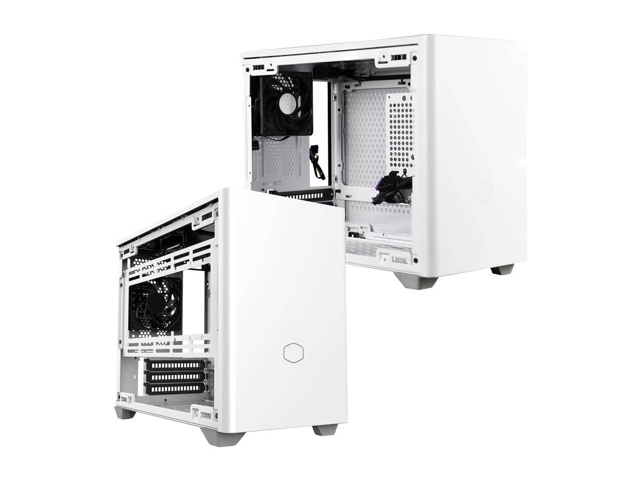 Cooler Master NR200 White SFF Mini ITX Case, Vented Panel, Triple
