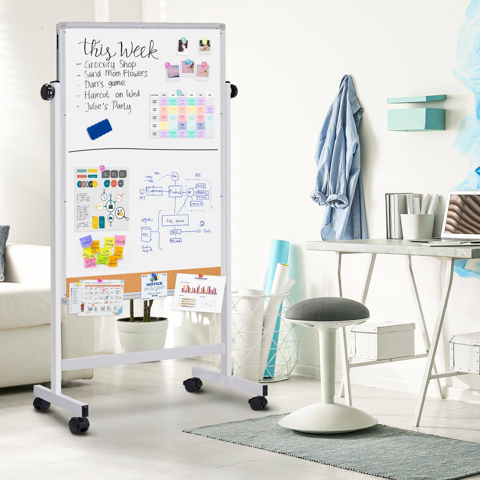 this Week  
- Grocery Shop  
- Send mom flowers  
- Dan's game  
- Haircut on Wed  
- Julie's Party