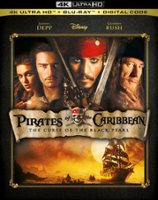 Pirates of the Caribbean: The Curse of the Black Pearl [Digital Copy] [4K Ultra HD Blu-ray/Blu-ray] [2003] - Front_Zoom