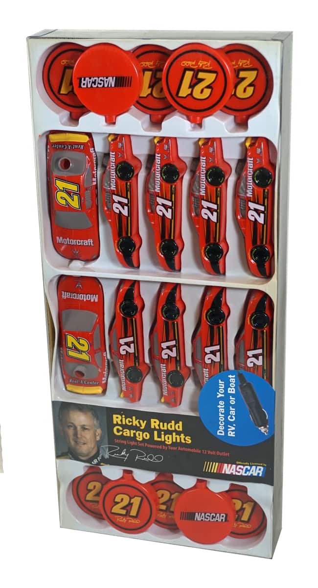 Red - Ricky Rudd Cargo Lights - String Light Set Powered by 12 Volt Outlet - For RV, Car or Boat - Multi