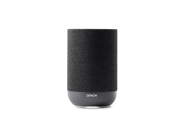Front. Denon - DENON HOME 200 Wireless Smart Speaker - Charcoal.