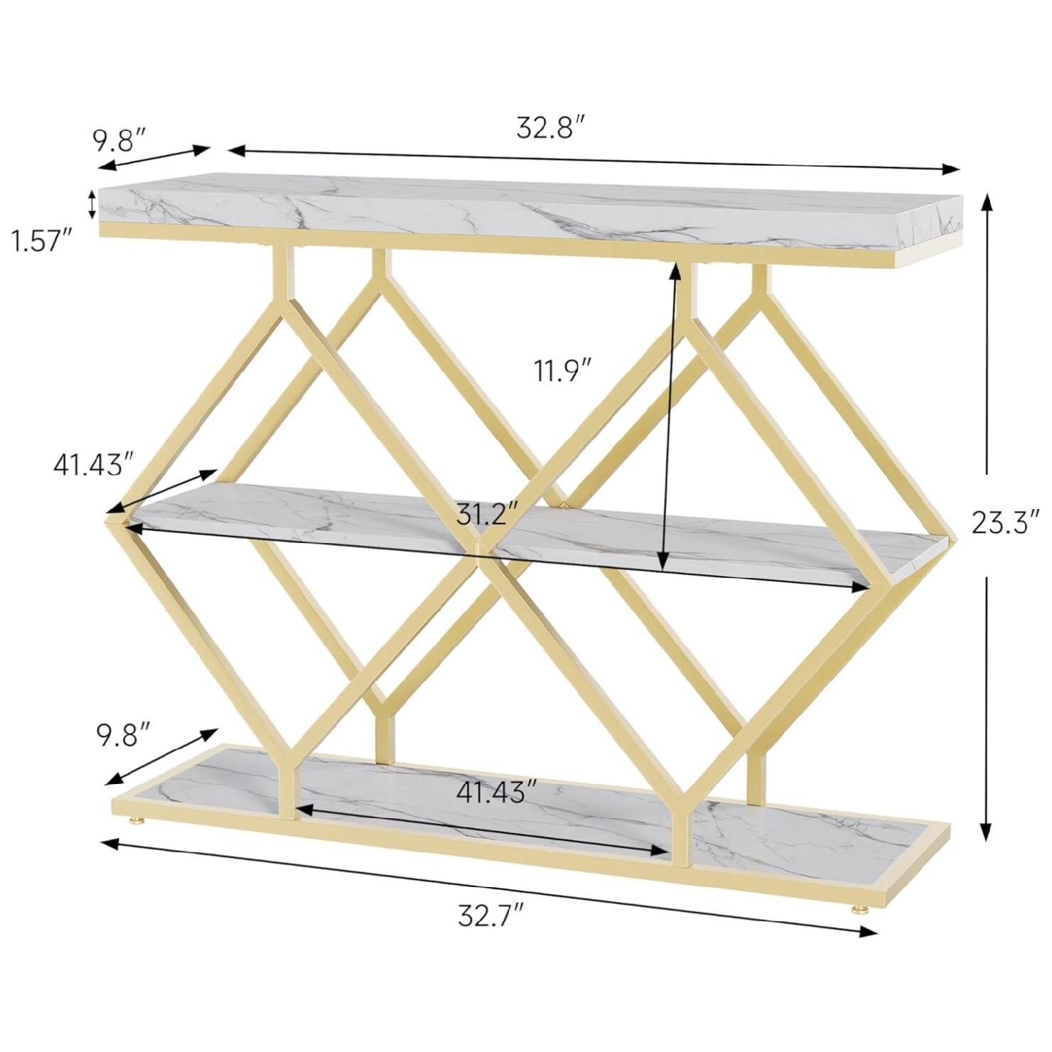 9.8" 32.8" 1.57" 11.9" 41.43" 31.2" 23.3" 9.8" 41.43" 32.7"