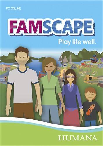 Front Standard. Humana - FamScape Healthy Lifestyle Game.