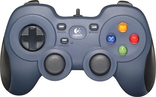 Logitech F310 Gaming Pad Blue Black F310 Best Buy - how to add gamepad input to roblox game