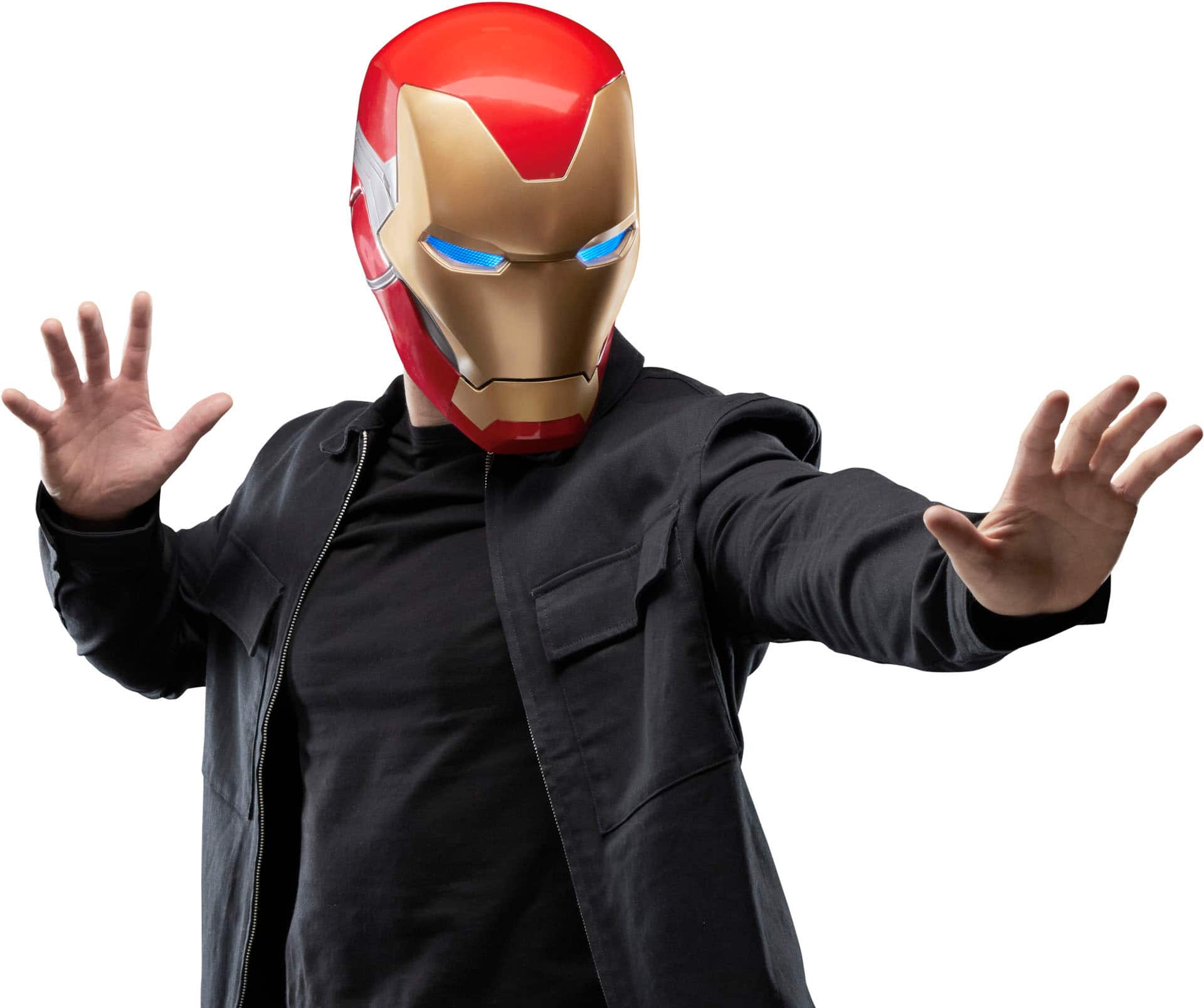 Alt View 15. Marvel - Legends Series Iron Man Premium Electronic Helmet.