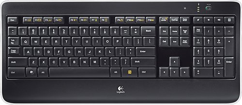 Logitech K800 Wireless Illuminated Keyboard Black 920 ...