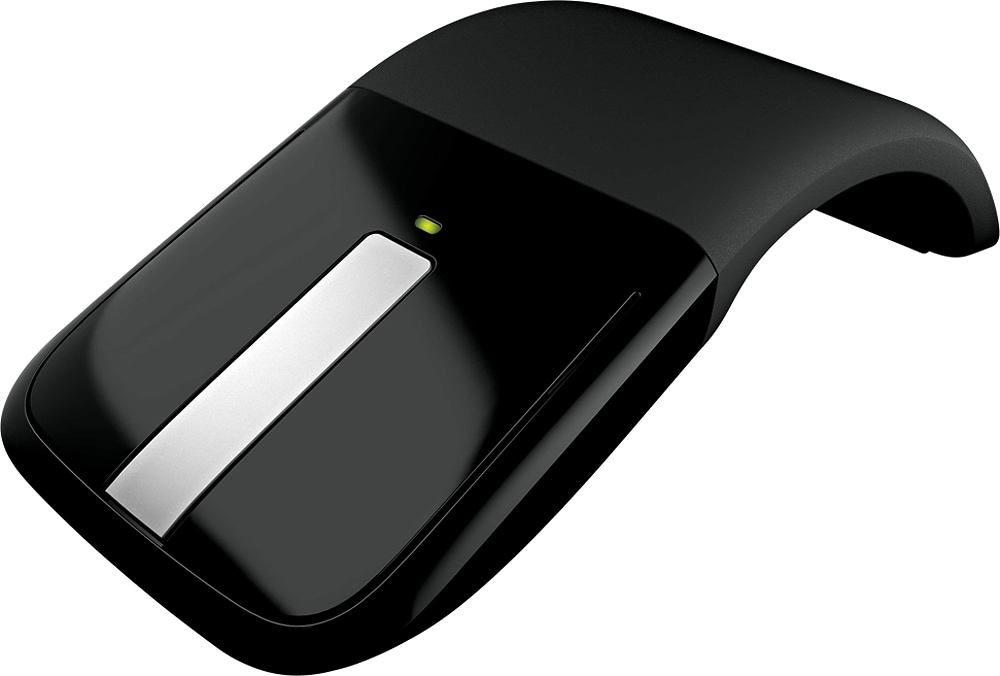 Angle View: Insignia™ - Mouse Pad with Memory Foam Wrist Rest - Black