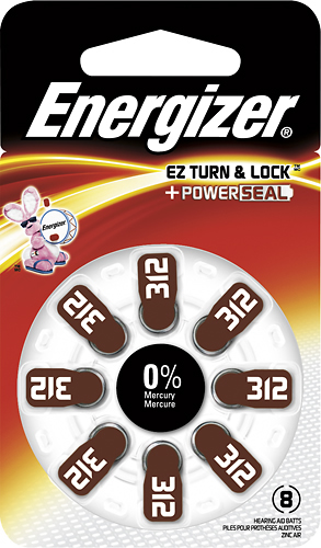 UPC 039800102836 product image for Energizer - 312 Alkaline Zinc-Air Batteries for Most Hearing Aids (8-Pack) | upcitemdb.com